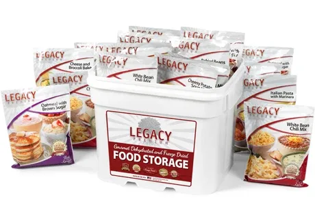 Legacy Food Storage 120 Serving Breakfast, Lunch and Dinner Bucket by Legacy Food Storage