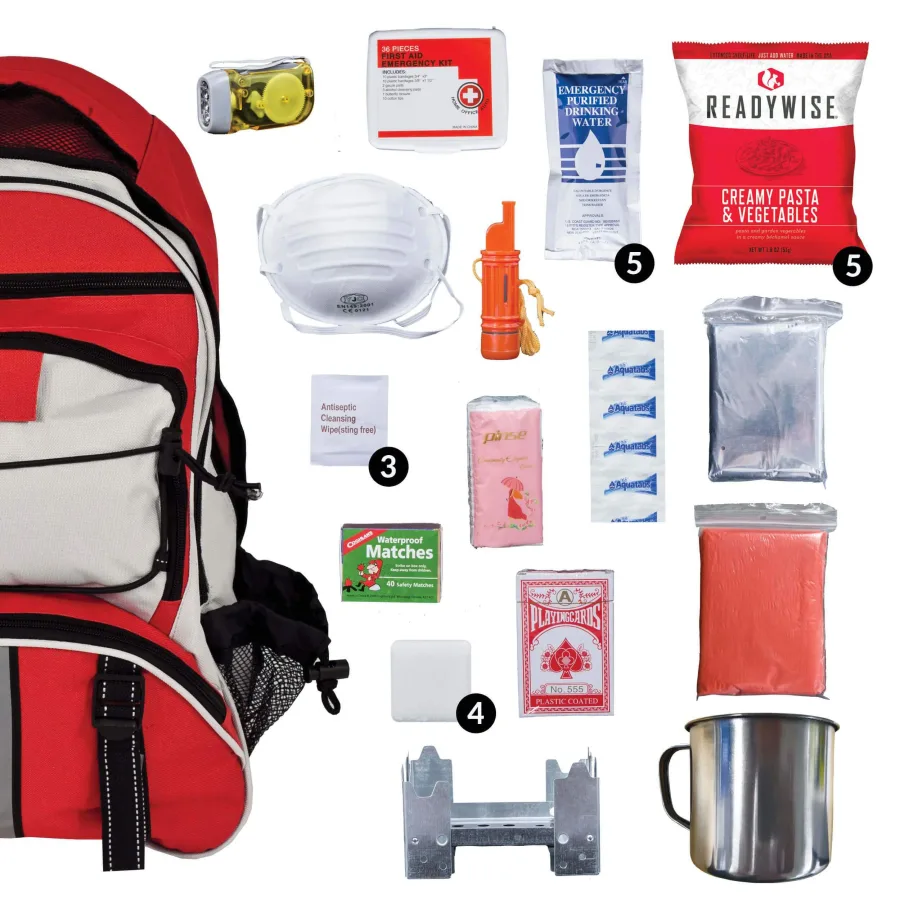 ReadyWise 64 Piece Survival Backpack by ReadyWise