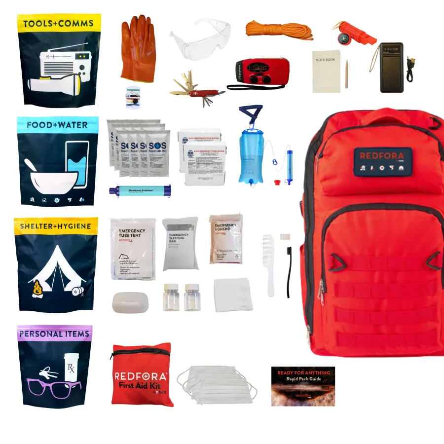 Redfora Ready For Anything Emergency Kit by Redfora