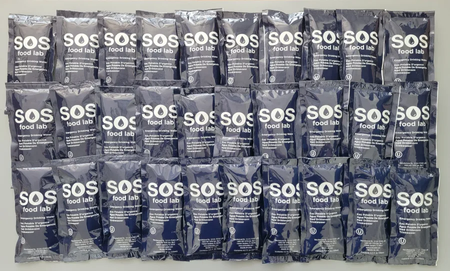 SOS Extended Life Emergency Water Pouch by SOS Food Lab (Mainstay maker)
